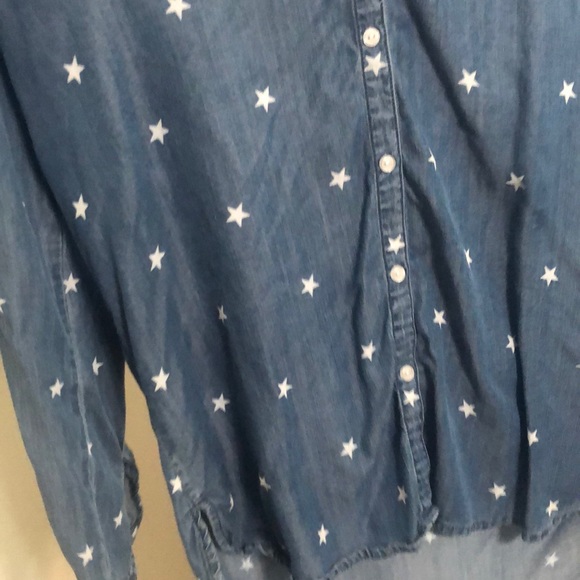 Chambray Star Button Up - Picture 3 of 5